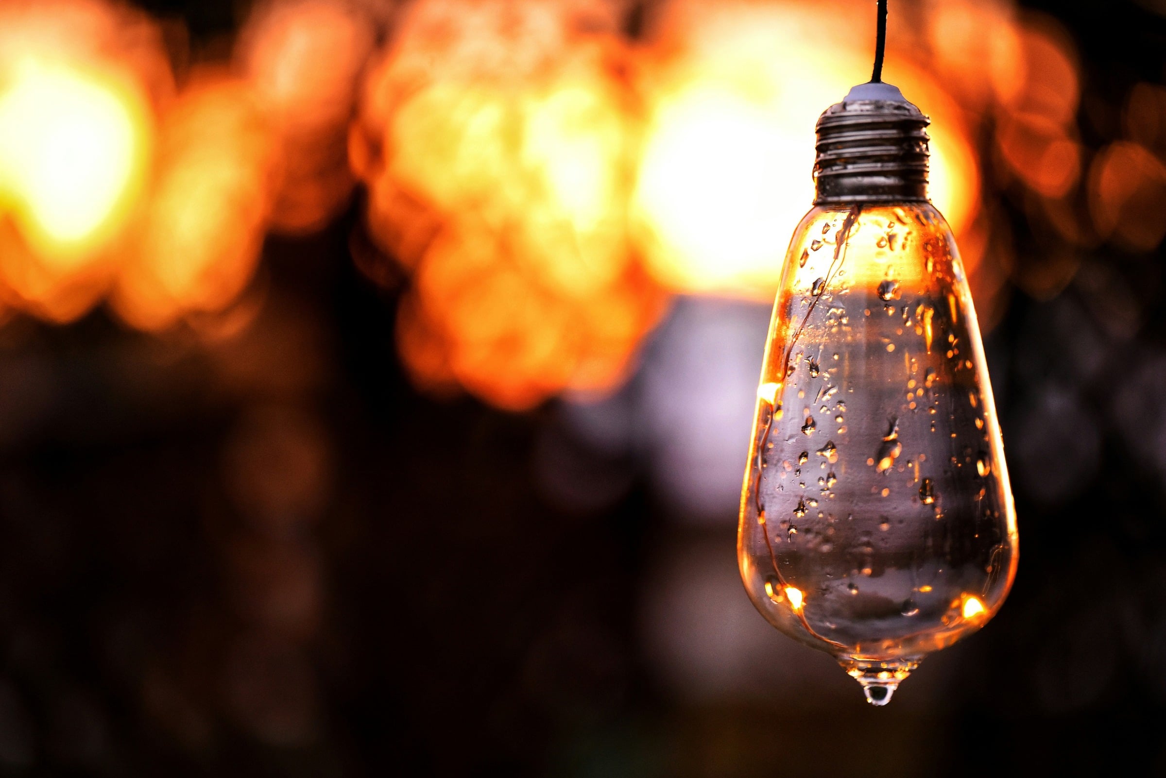 Illuminated light bulb